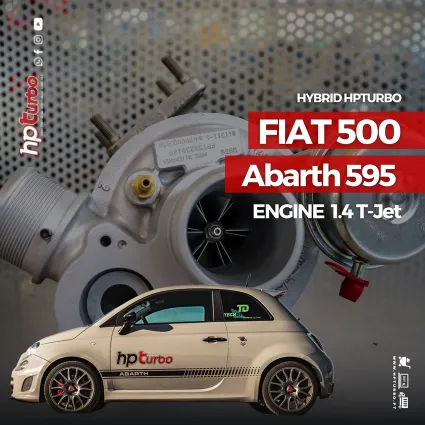 Hybrid Turbo Fiat 500 Abarth 595 1.4 T-Jet ORIGINAL 180HP